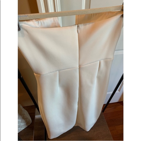 Revolve NBD Unravel Midi Ivory Dress, S - Picture 3 of 8